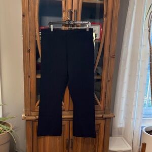 Blue Crop Leg Pants Zara NWT